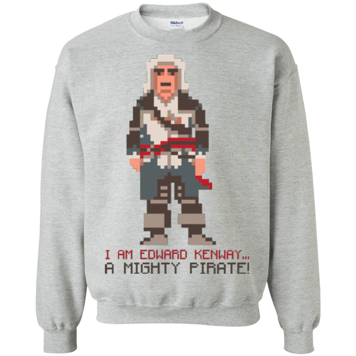 Sweatshirts Sport Grey / Small A Mighty Pirate Crewneck Sweatshirt