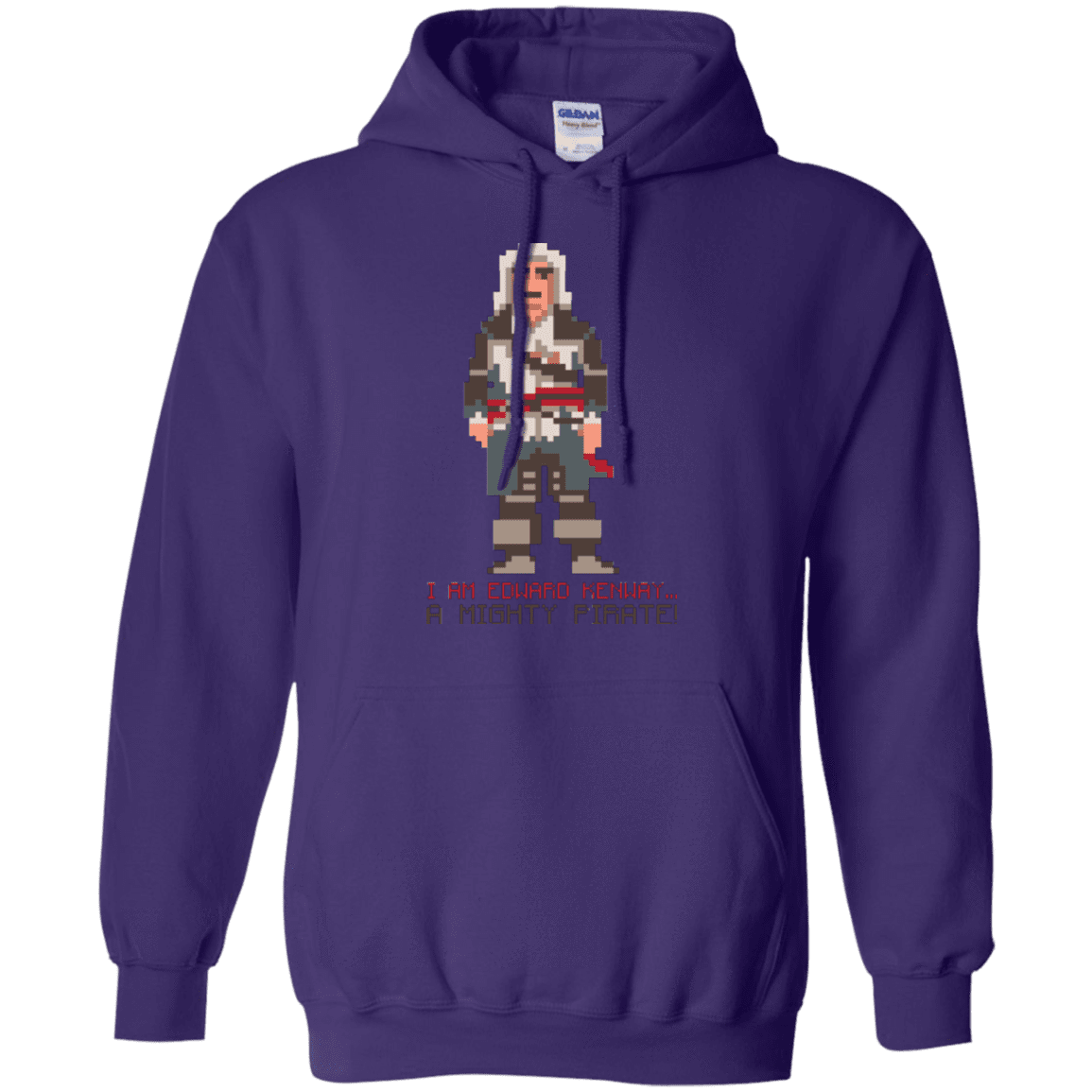 Sweatshirts Purple / Small A Mighty Pirate Pullover Hoodie