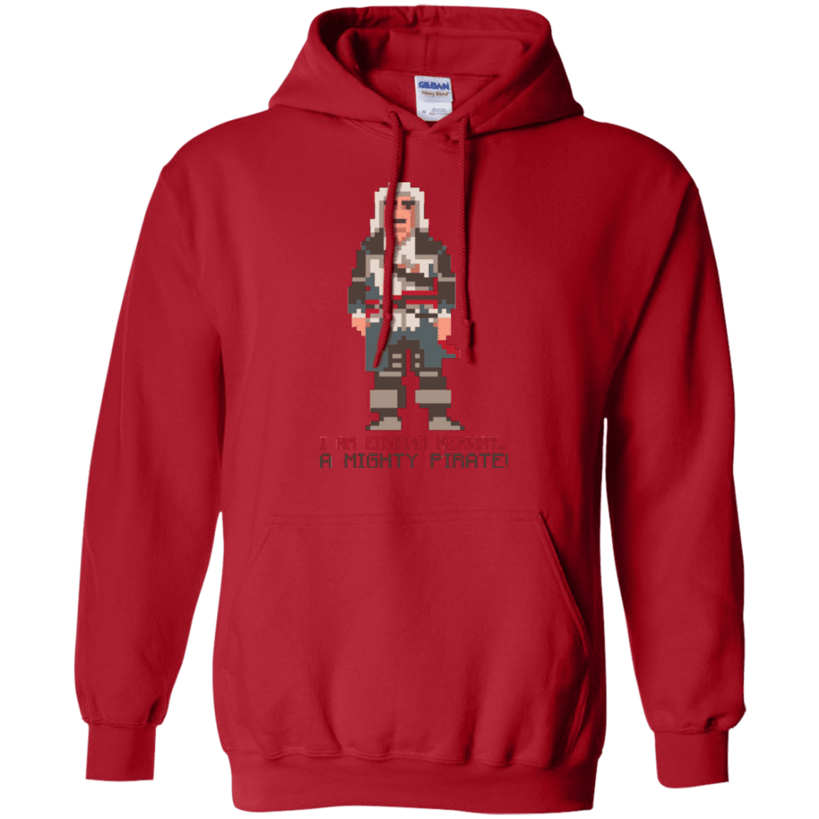 Sweatshirts Red / Small A Mighty Pirate Pullover Hoodie