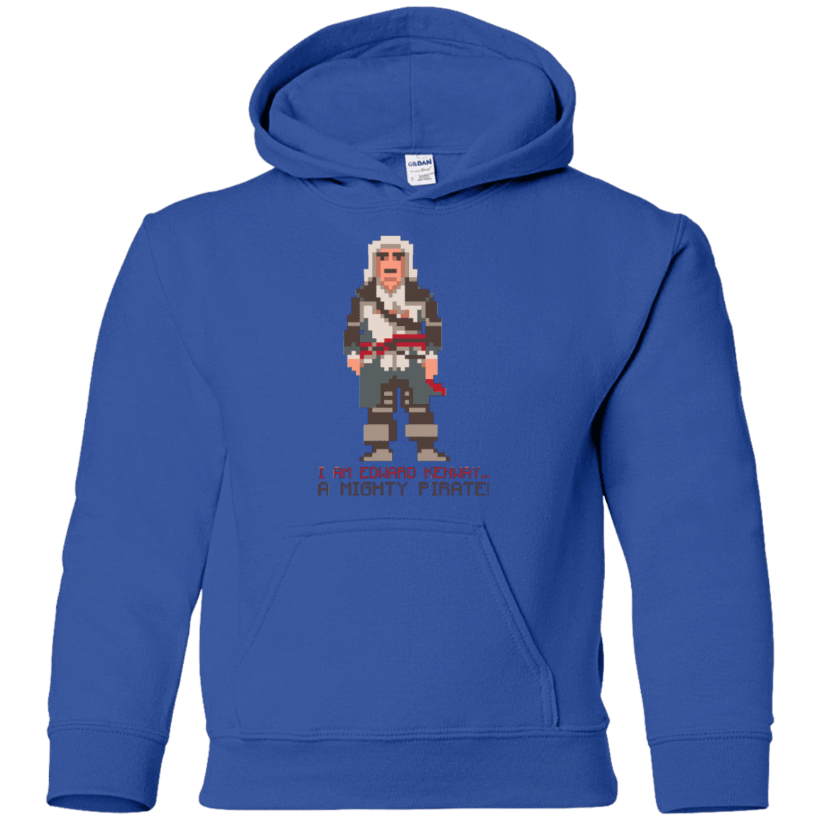 Sweatshirts Royal / YS A Mighty Pirate Youth Hoodie