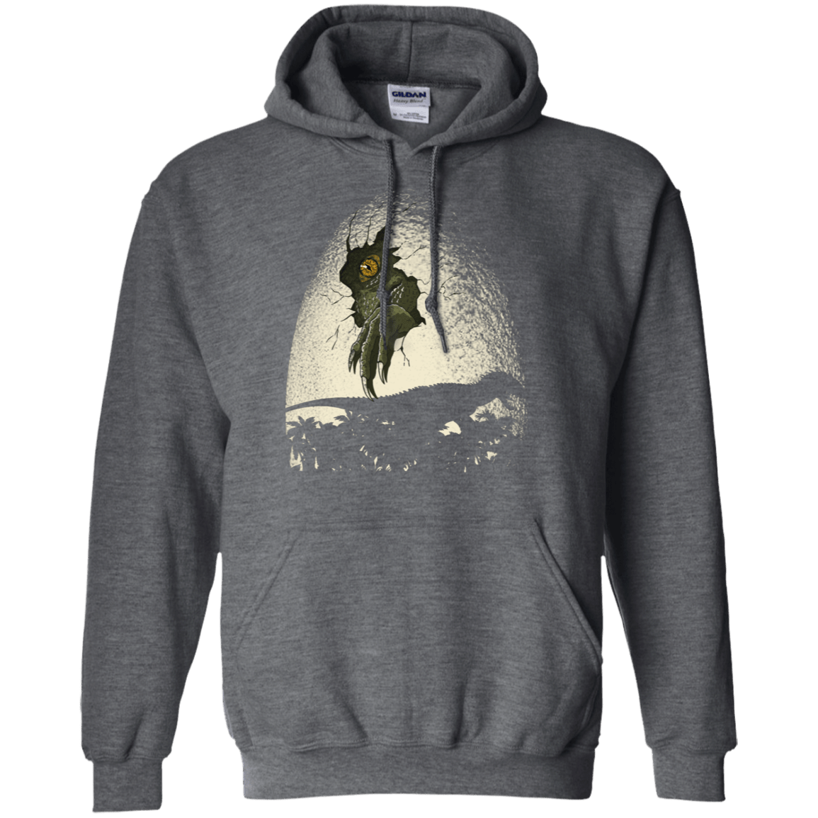 Sweatshirts Dark Heather / S A Nightmare is Born Pullover Hoodie