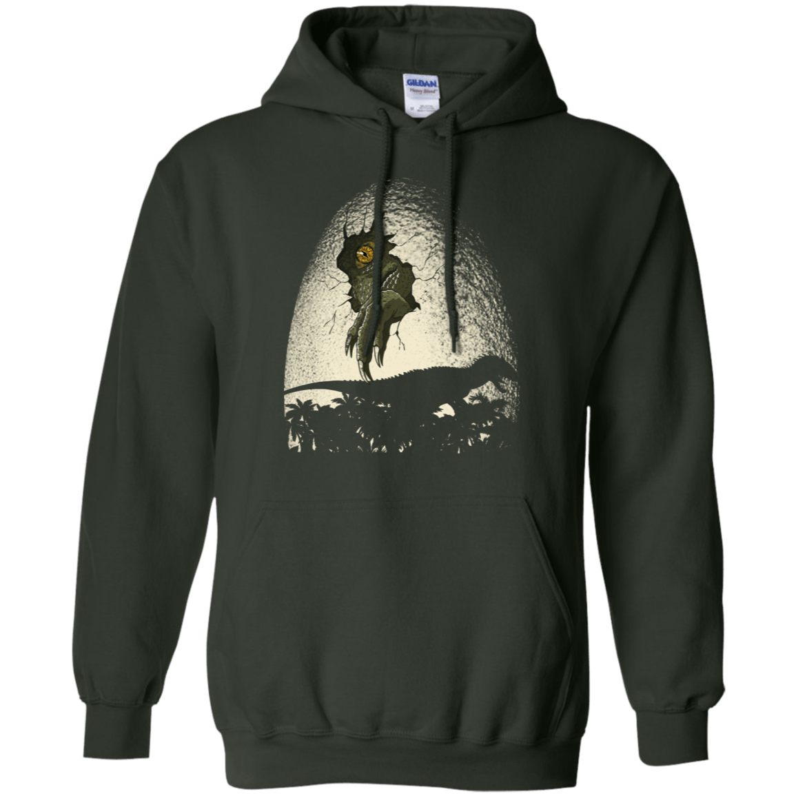 Sweatshirts Forest Green / S A Nightmare is Born Pullover Hoodie