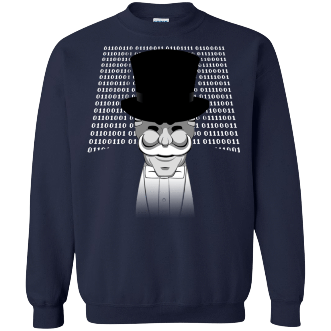 Sweatshirts Navy / Small A One Or A Zero Crewneck Sweatshirt