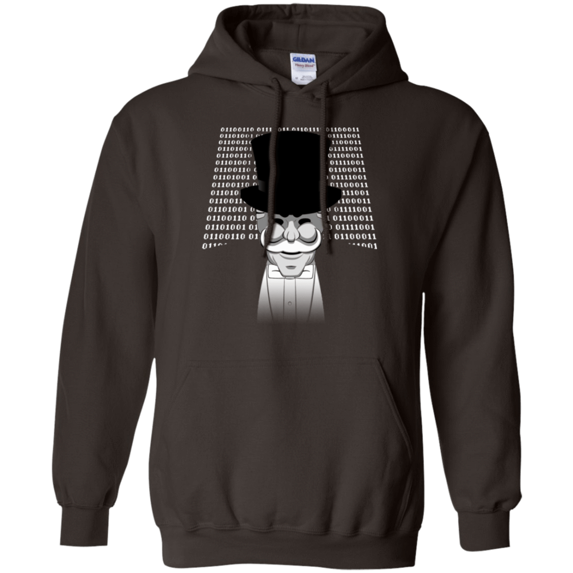 Sweatshirts Dark Chocolate / Small A One Or A Zero Pullover Hoodie