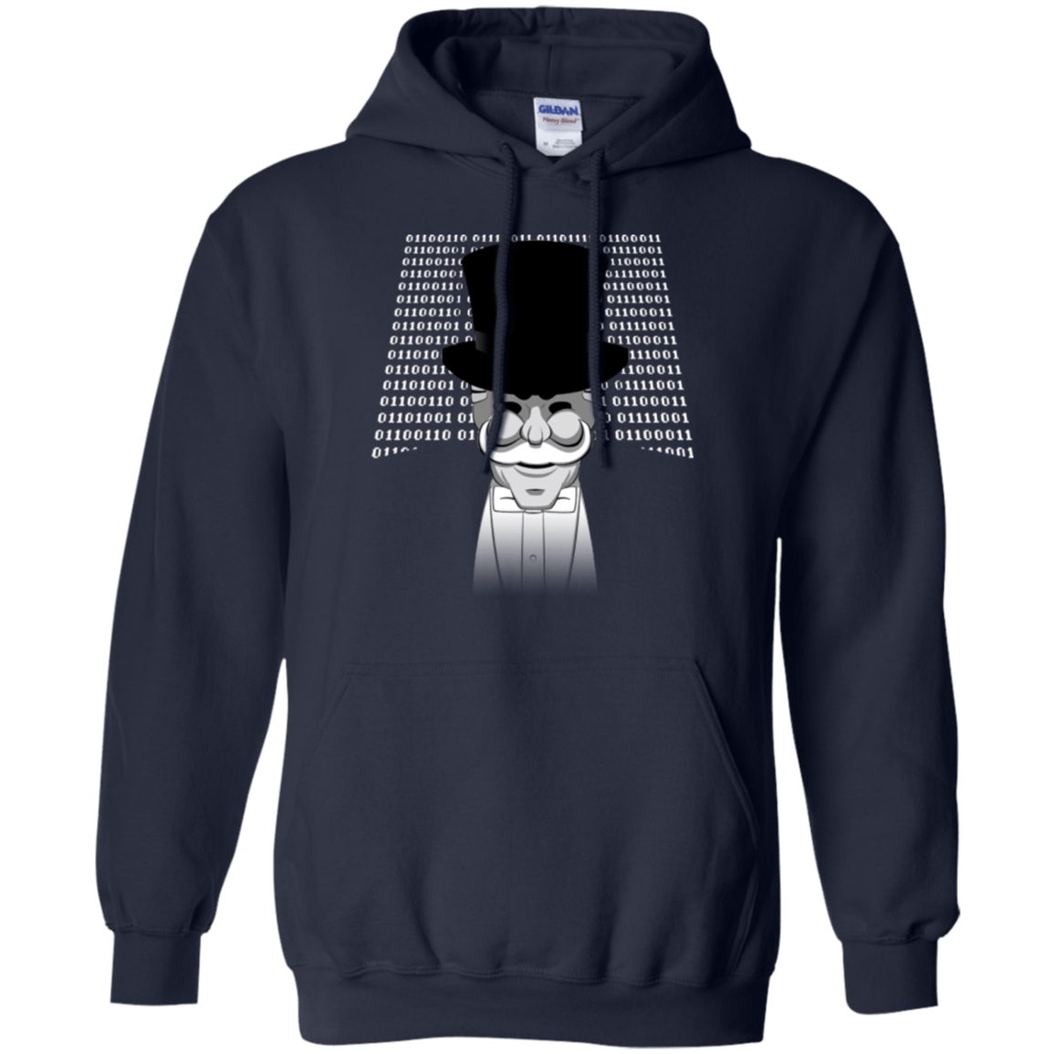 Sweatshirts Navy / Small A One Or A Zero Pullover Hoodie