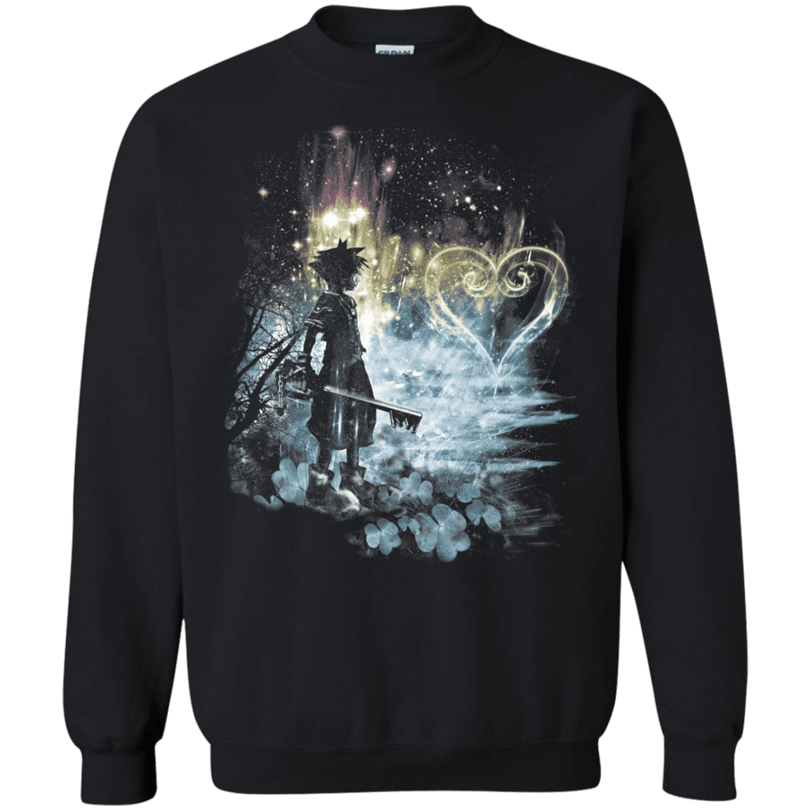 Sweatshirts Black / S A Path to the Heart Crewneck Sweatshirt