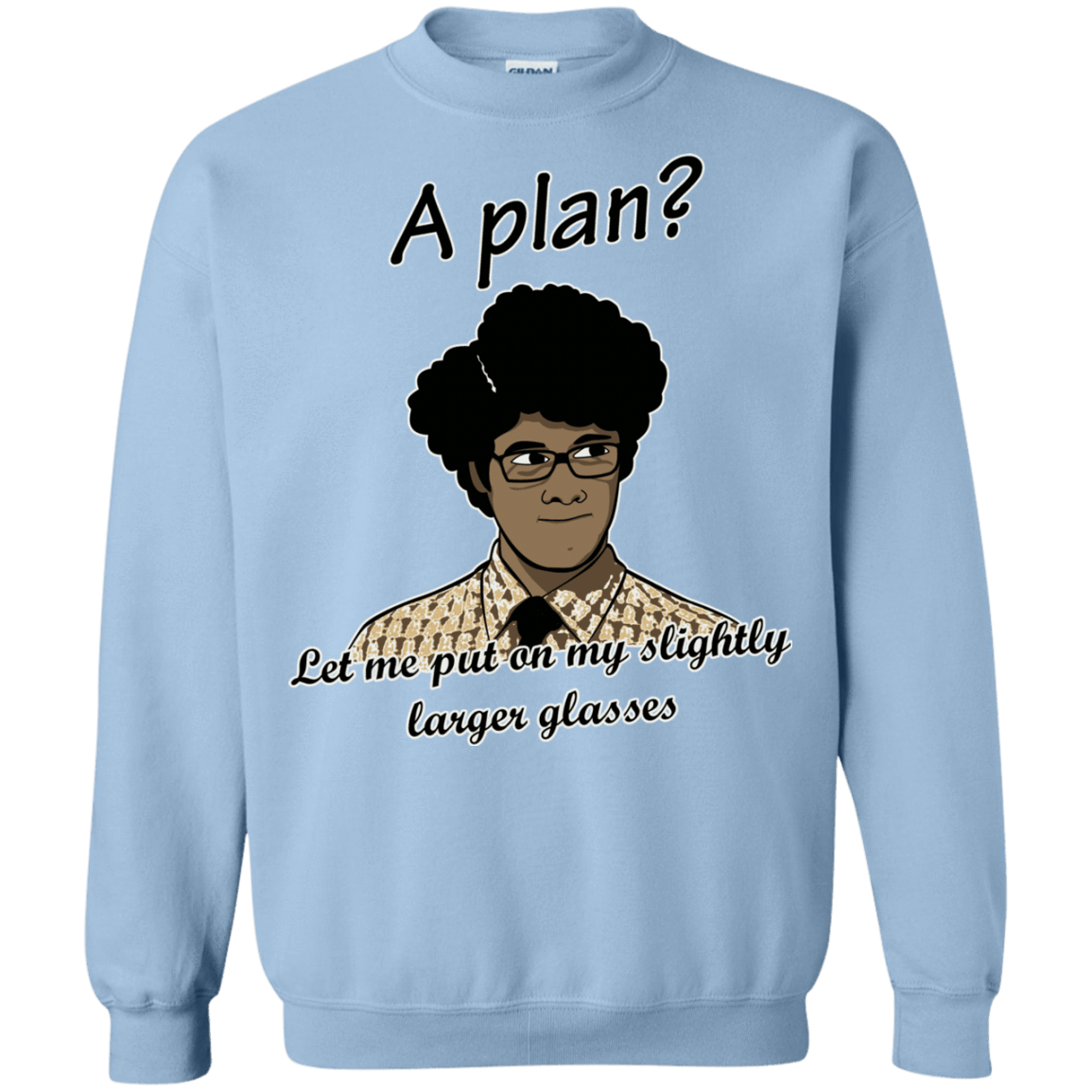 Sweatshirts Light Blue / Small A Plan Crewneck Sweatshirt