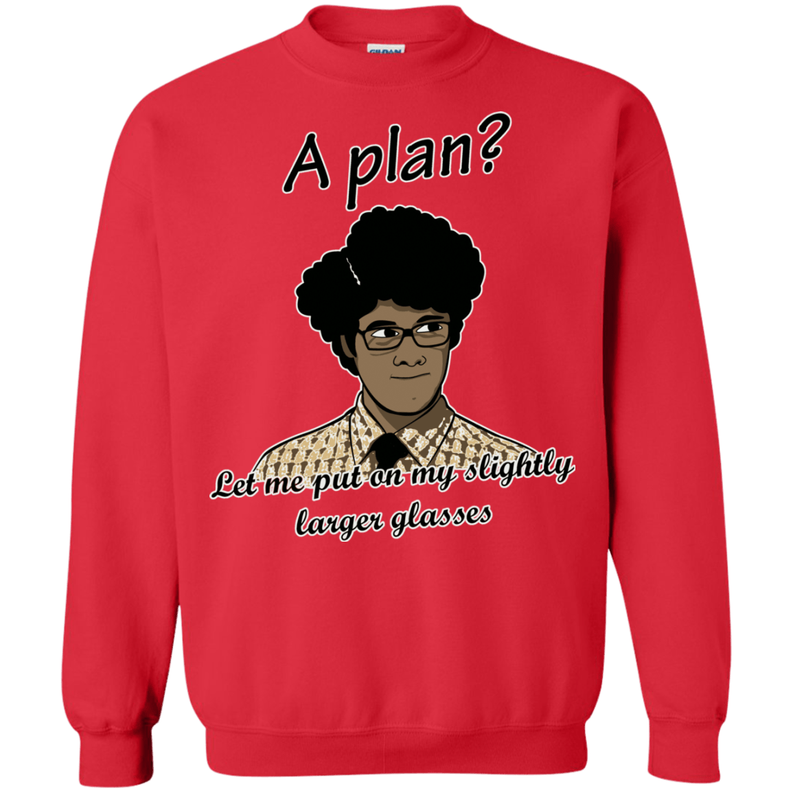 Sweatshirts Red / Small A Plan Crewneck Sweatshirt