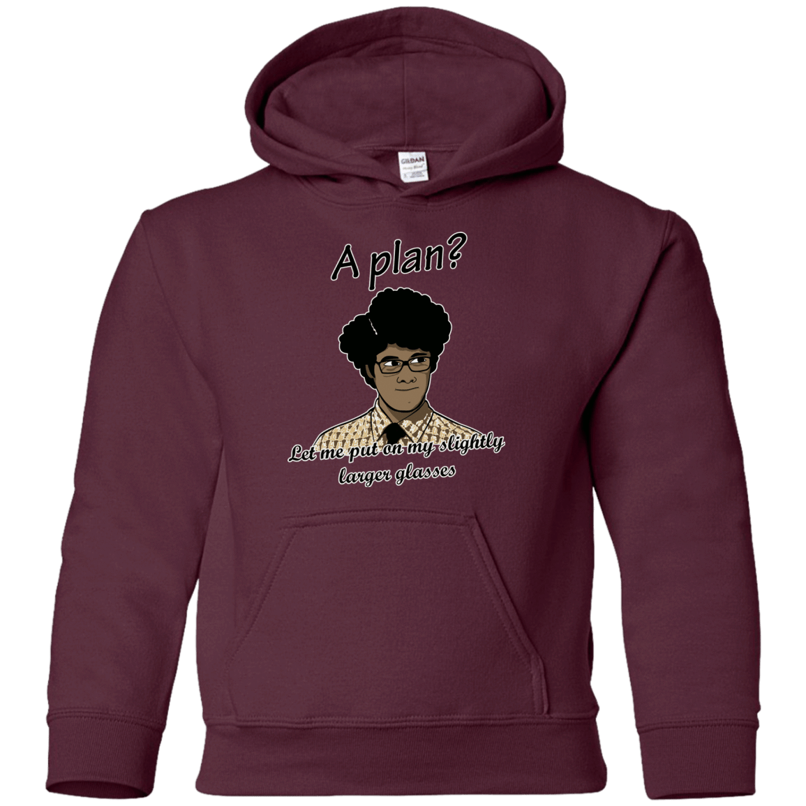 Sweatshirts Maroon / YS A Plan Youth Hoodie