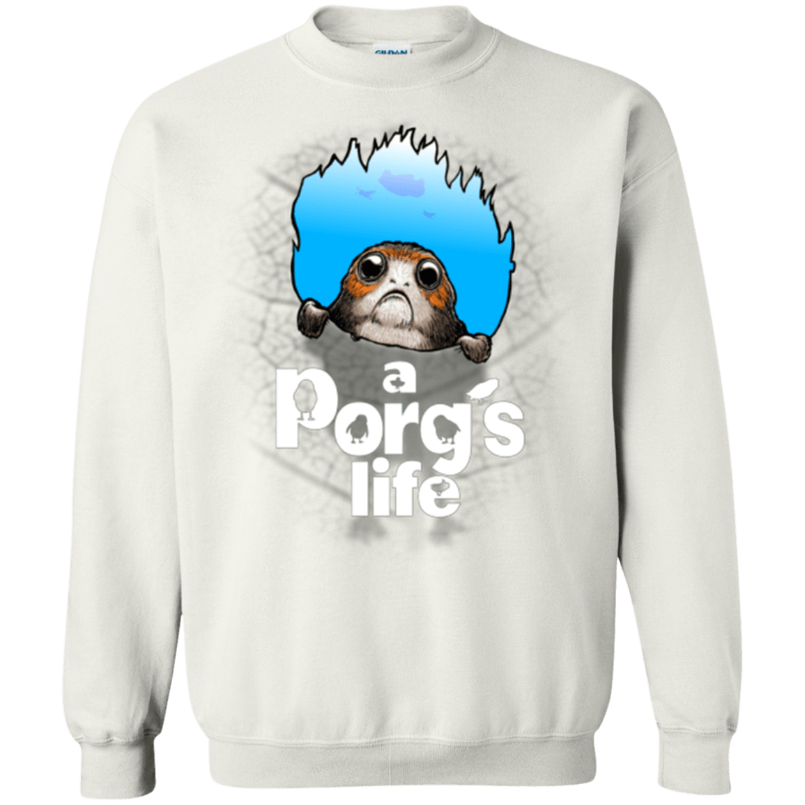 Sweatshirts White / Small A Porgs Life Crewneck Sweatshirt