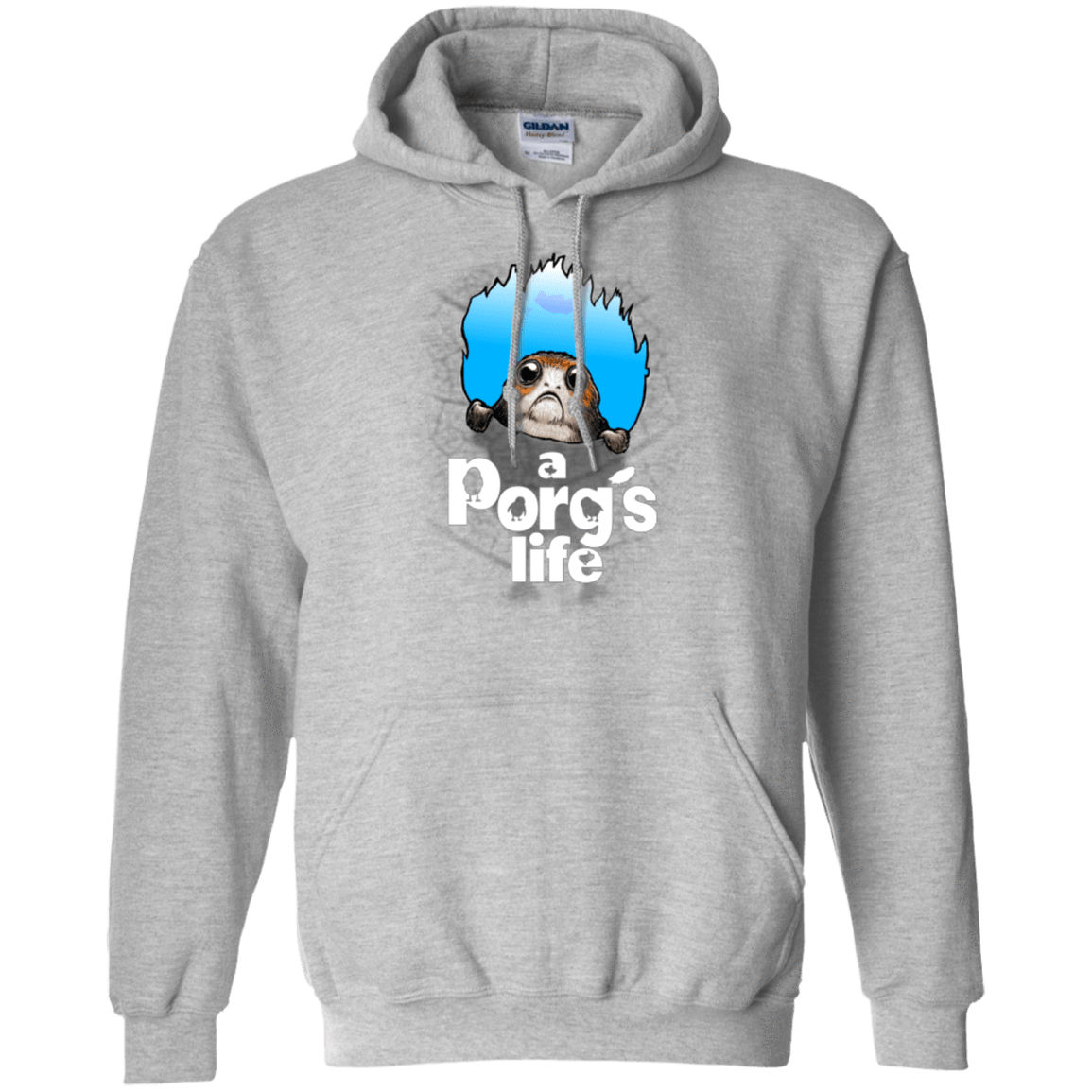 Sweatshirts Sport Grey / Small A Porgs Life Pullover Hoodie