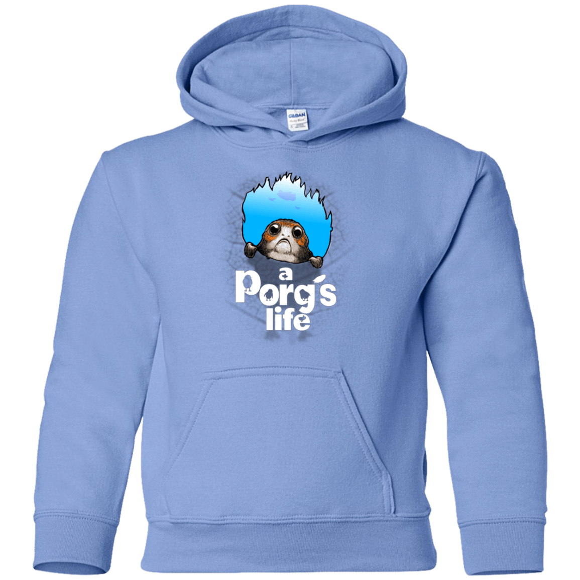 Sweatshirts Carolina Blue / YS A Porgs Life Youth Hoodie