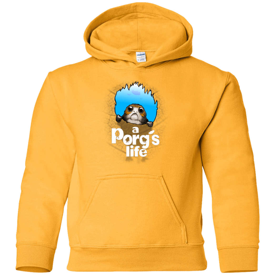 Sweatshirts Gold / YS A Porgs Life Youth Hoodie