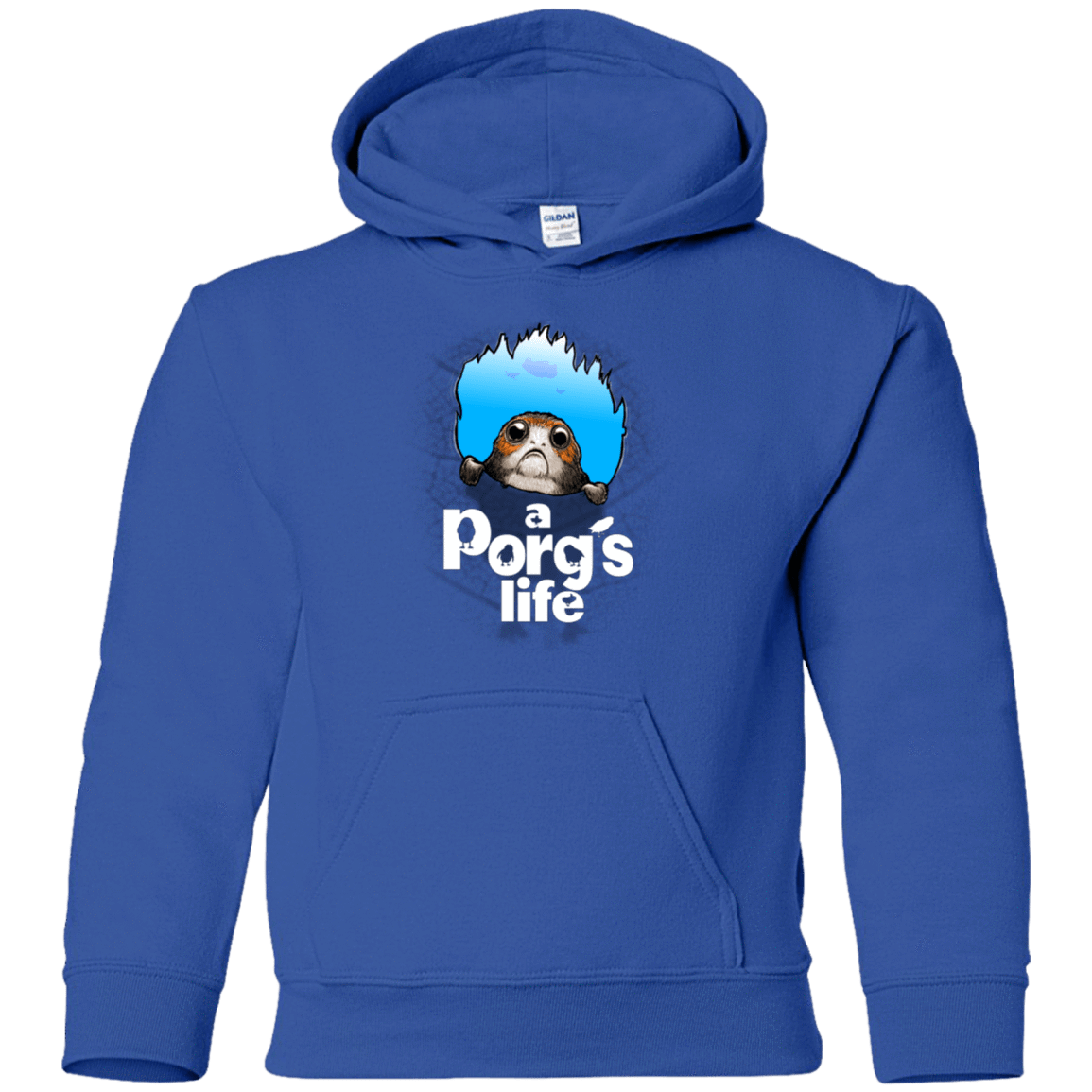 Sweatshirts Royal / YS A Porgs Life Youth Hoodie