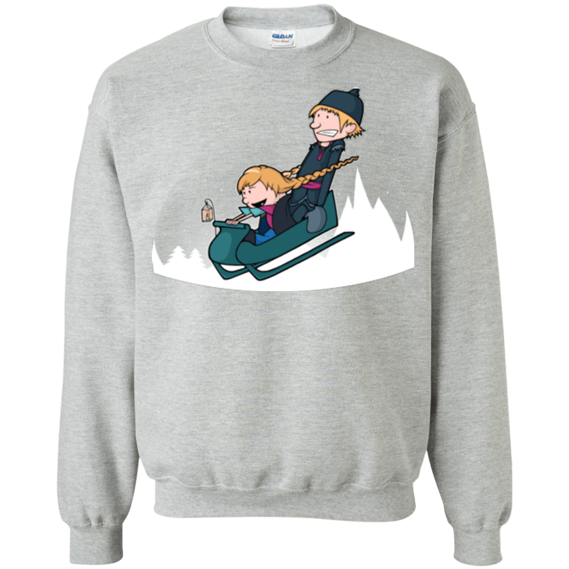 Sweatshirts Sport Grey / Small A Snowy Ride Crewneck Sweatshirt