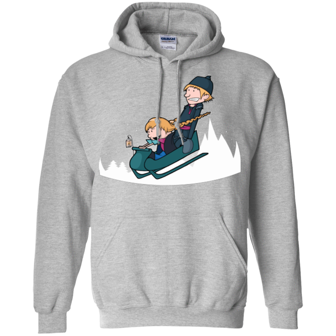 Sweatshirts Sport Grey / Small A Snowy Ride Pullover Hoodie