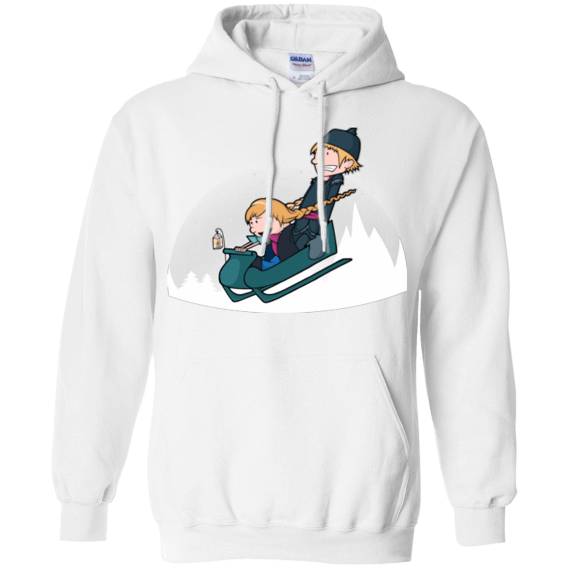Sweatshirts White / Small A Snowy Ride Pullover Hoodie