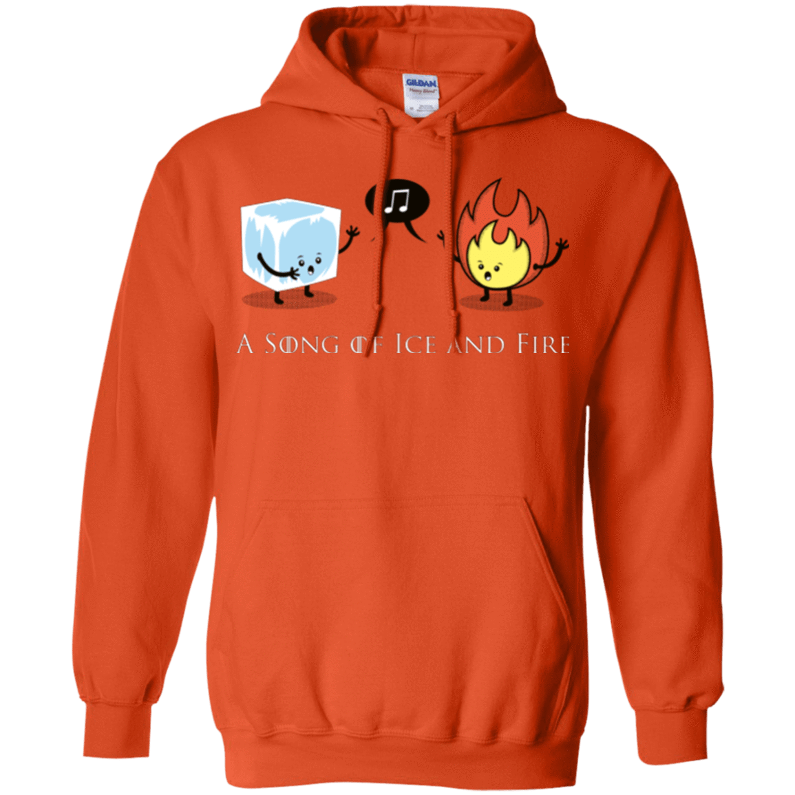 Sweatshirts Orange / Small A Song of Ice and Fire Pullover Hoodie