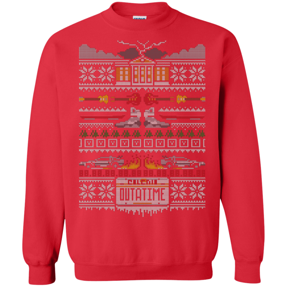 Sweatshirts Red / Small A Stitch in Time Crewneck Sweatshirt