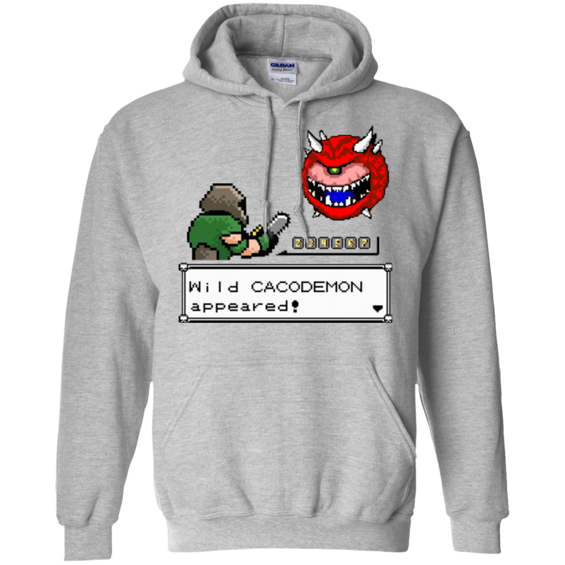 Sweatshirts Sport Grey / Small A Wild Cacodemon Pullover Hoodie