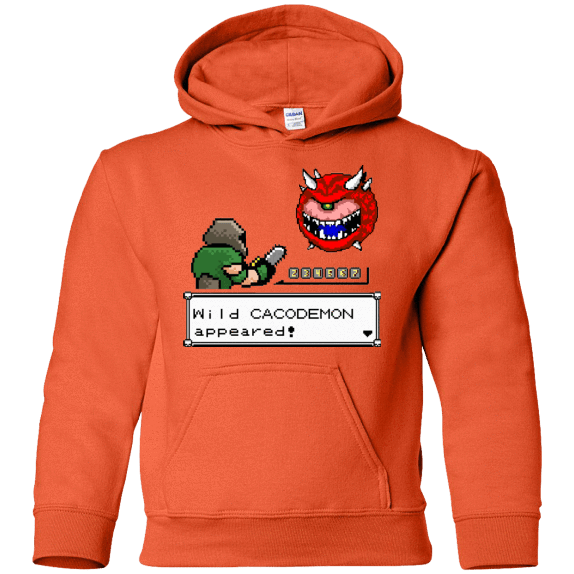 Sweatshirts Orange / YS A Wild Cacodemon Youth Hoodie