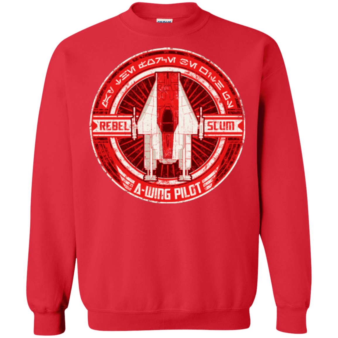 Sweatshirts Red / S A-Wing Crewneck Sweatshirt