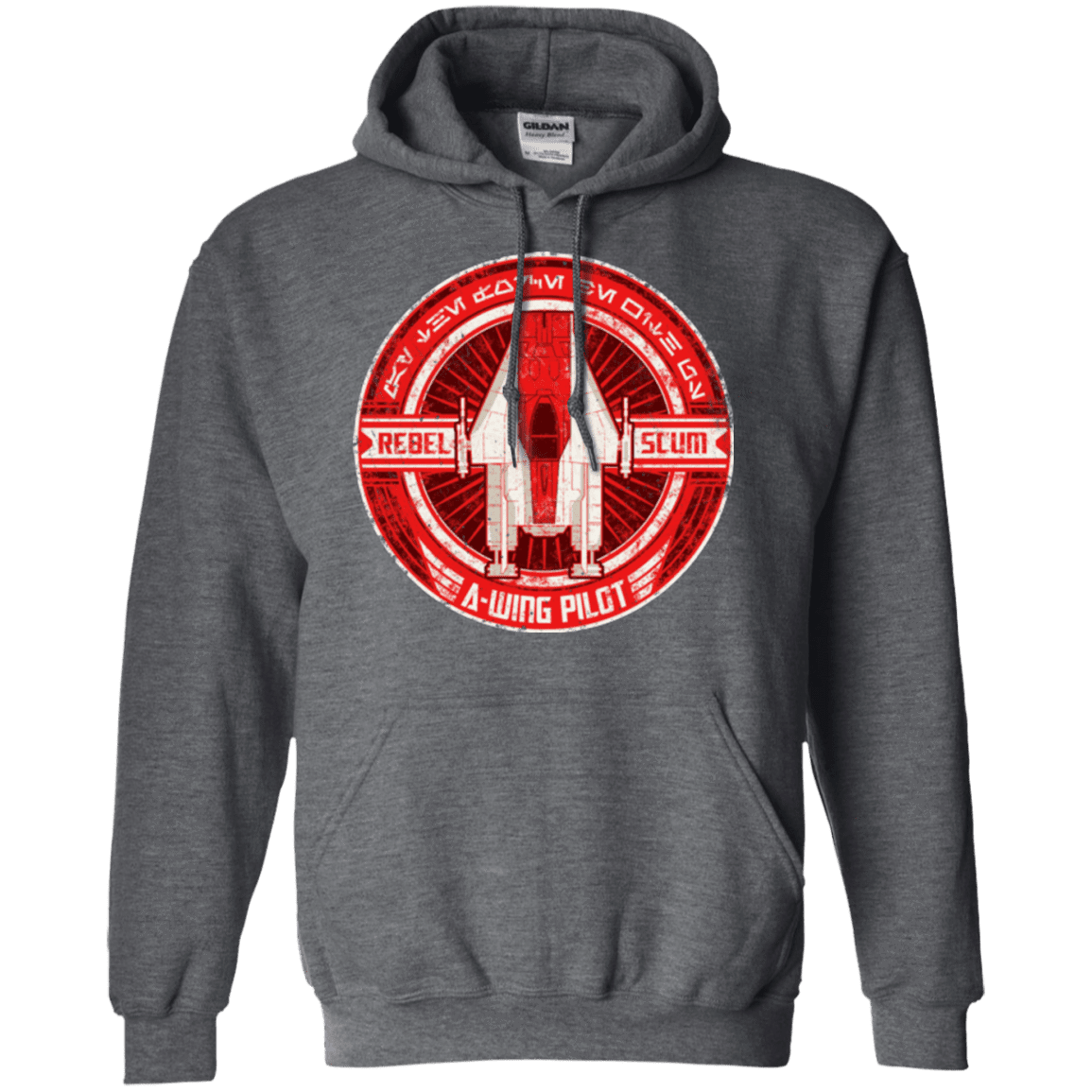 Sweatshirts Dark Heather / S A-Wing Pullover Hoodie