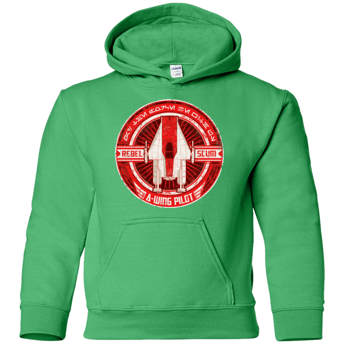 Sweatshirts Irish Green / YS A-Wing Youth Hoodie