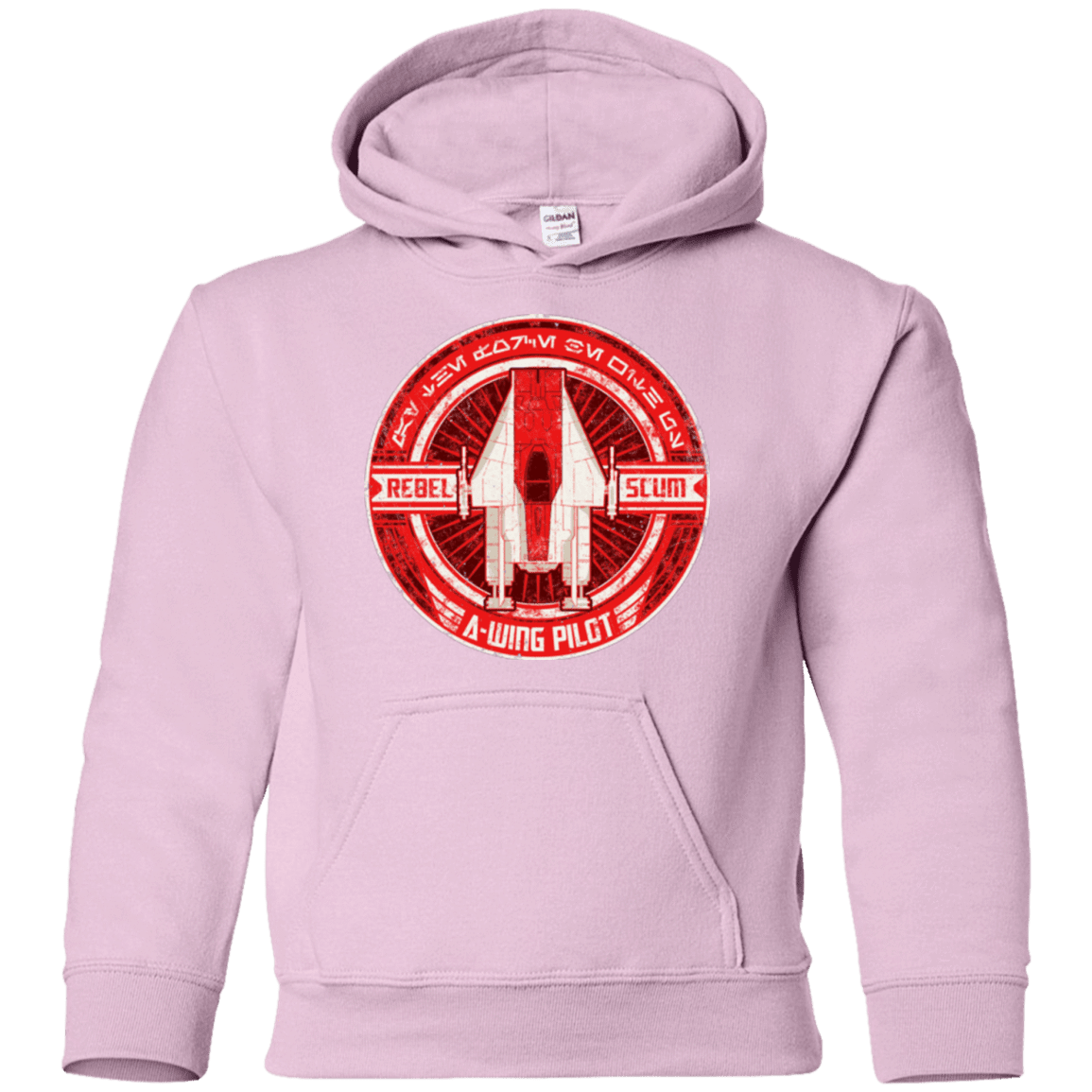 Sweatshirts Light Pink / YS A-Wing Youth Hoodie
