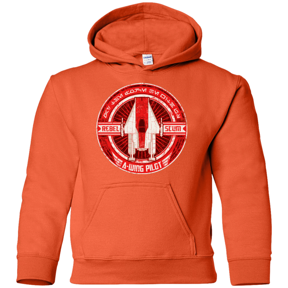 Sweatshirts Orange / YS A-Wing Youth Hoodie