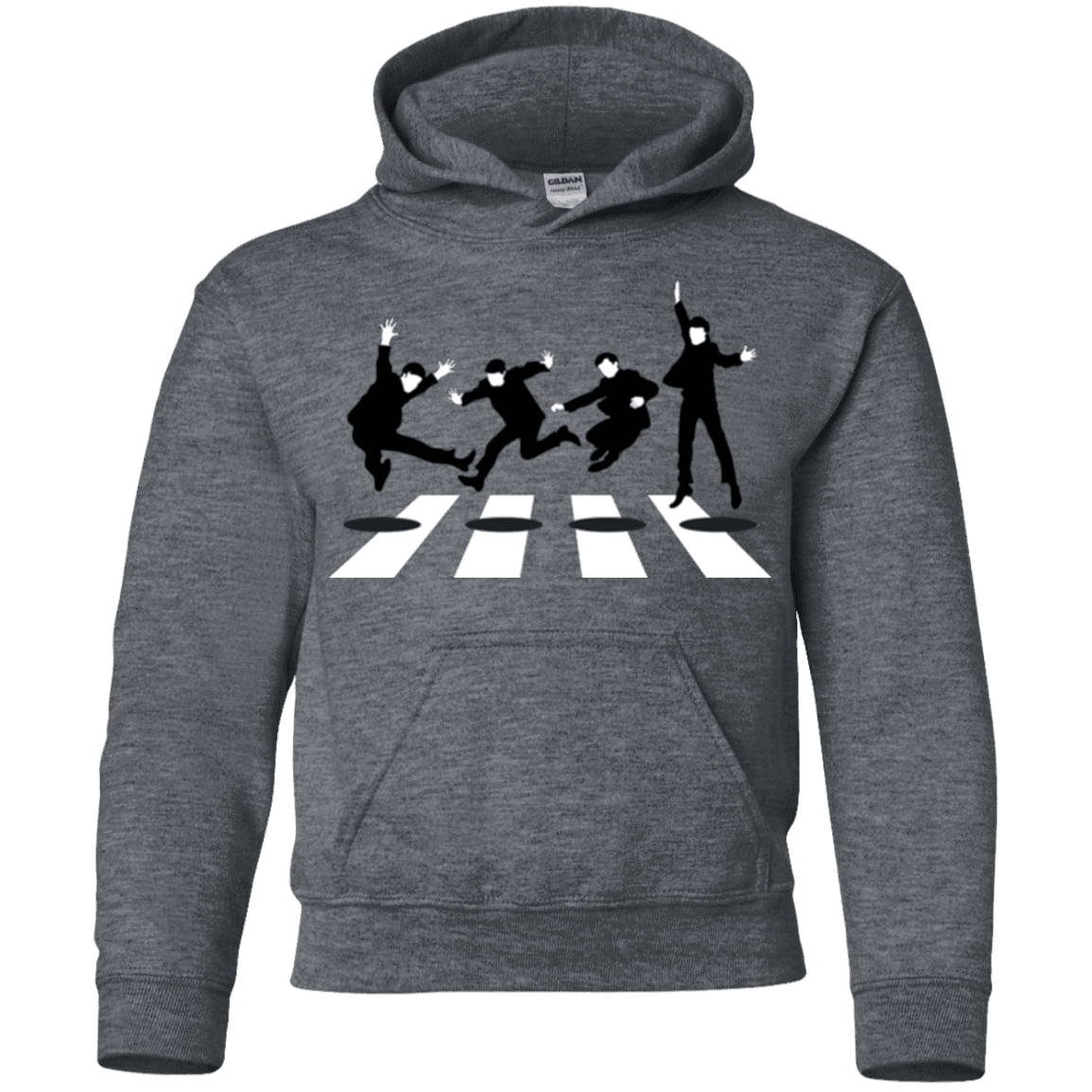 Sweatshirts Dark Heather / YS Abbey Jump Youth Hoodie