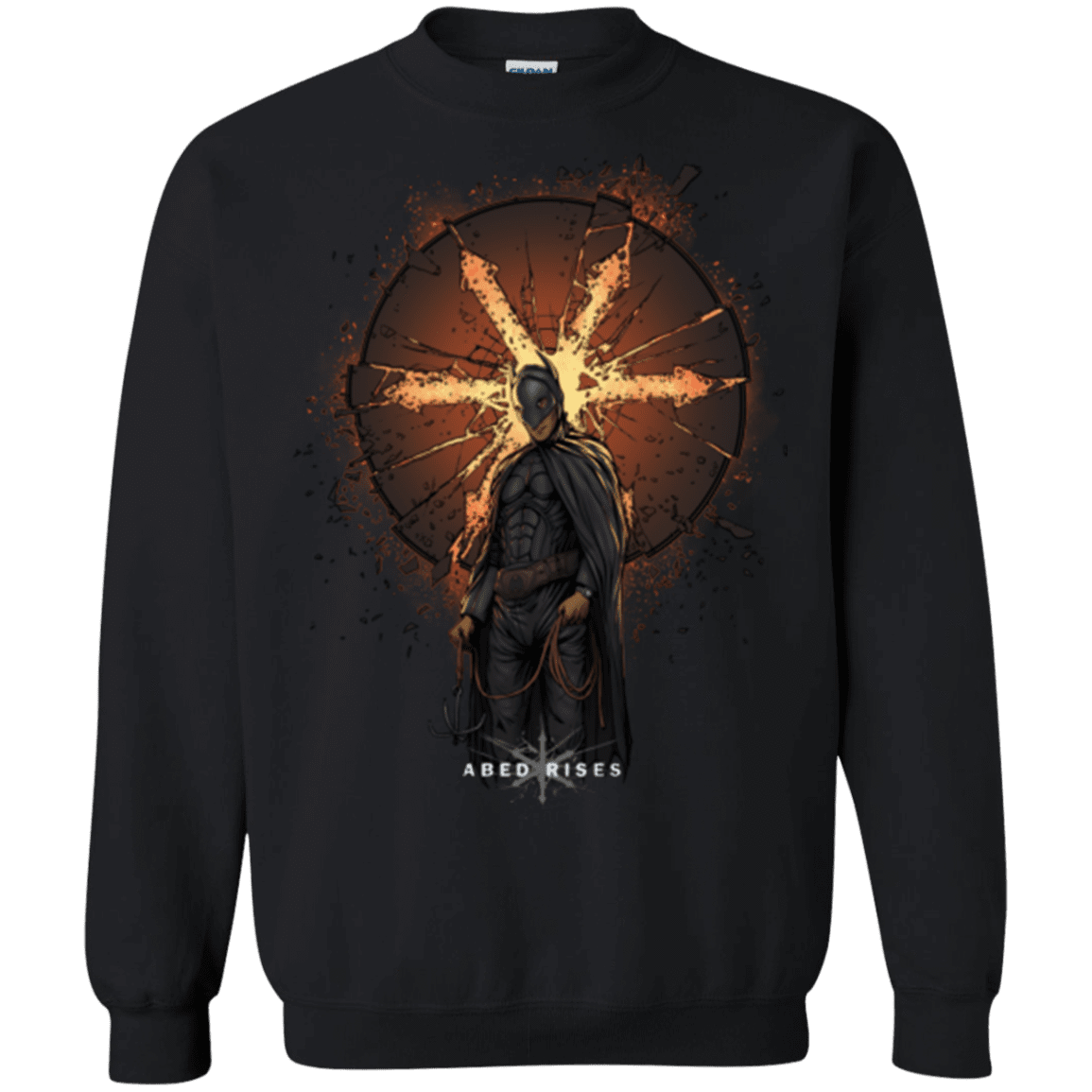 Sweatshirts Black / Small Abed Rises Crewneck Sweatshirt