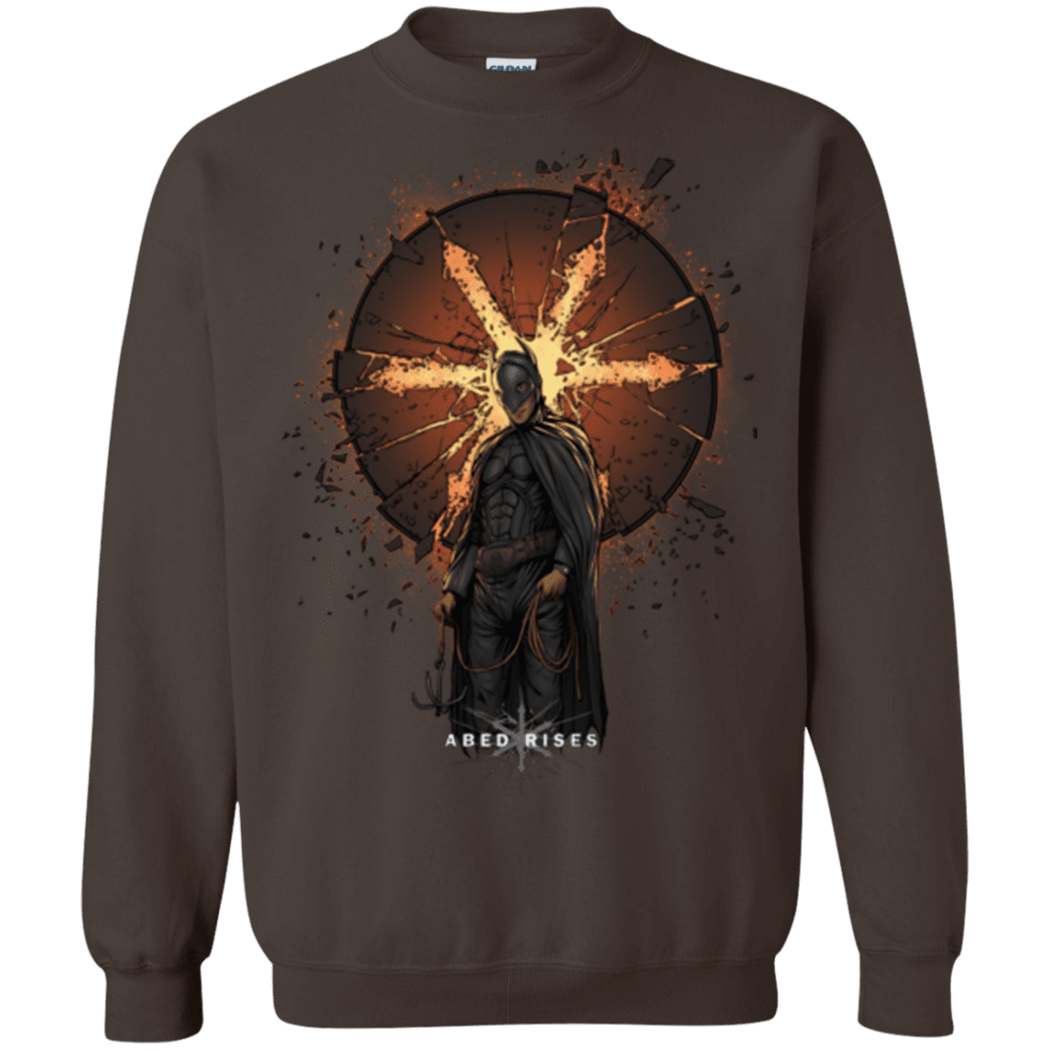 Sweatshirts Dark Chocolate / Small Abed Rises Crewneck Sweatshirt