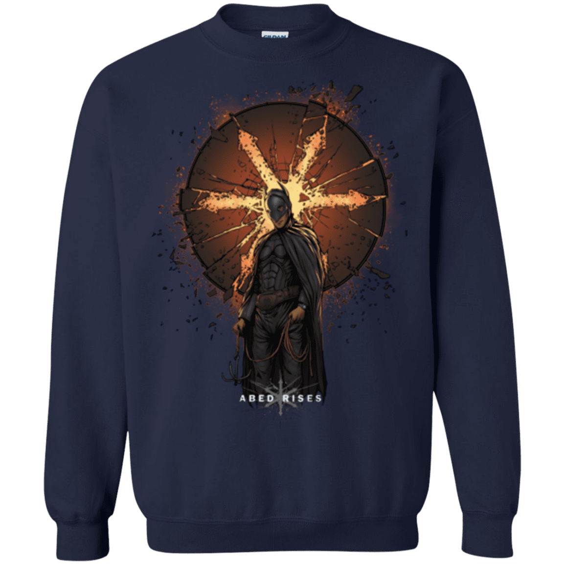 Sweatshirts Navy / Small Abed Rises Crewneck Sweatshirt