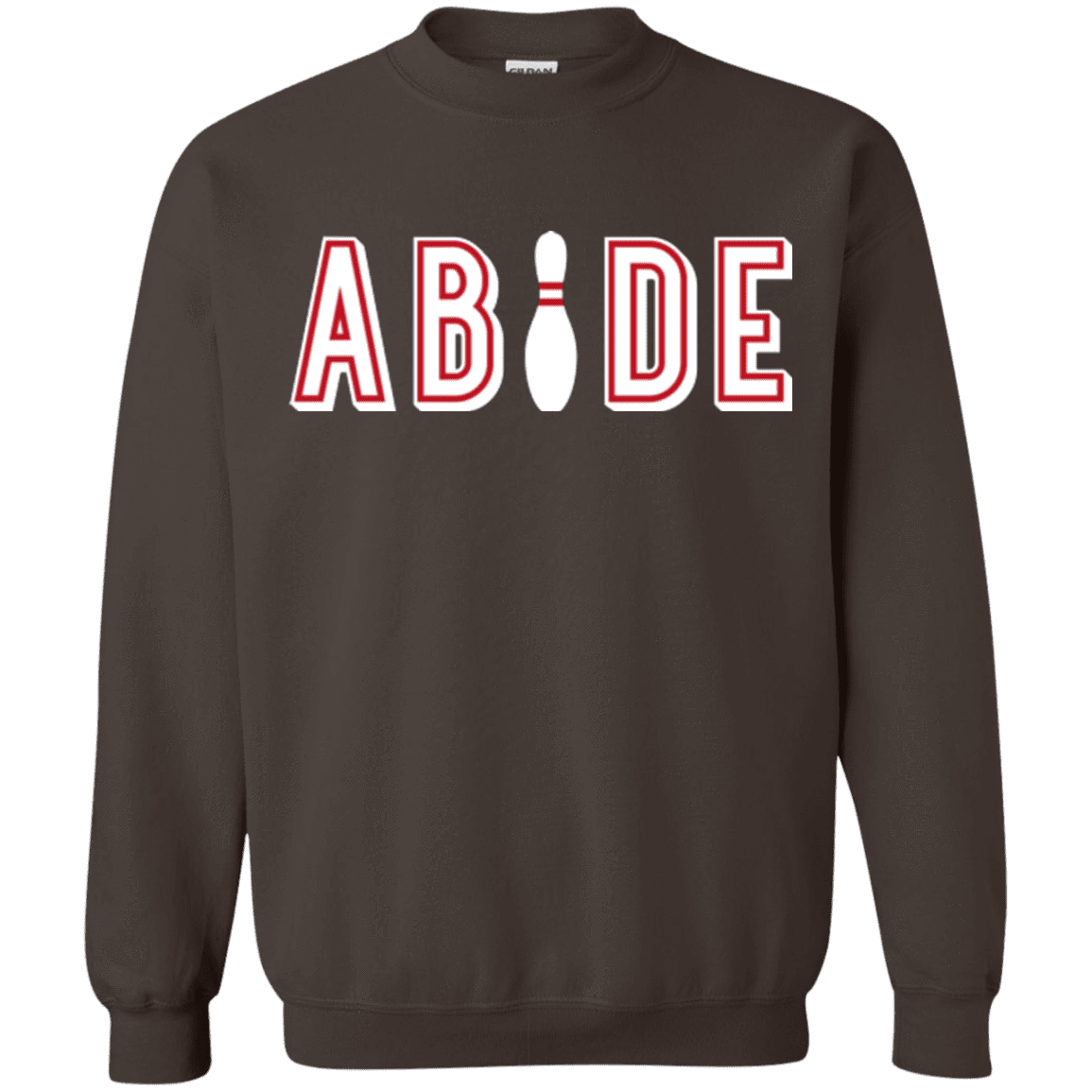 Abide The Dude Big Lebowski Crewneck Sweatshirt