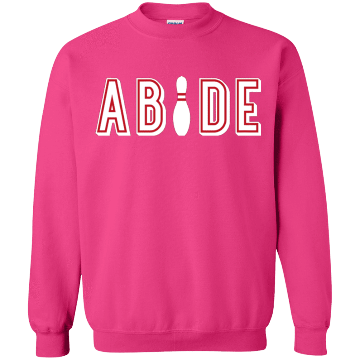 Abide The Dude Big Lebowski Crewneck Sweatshirt