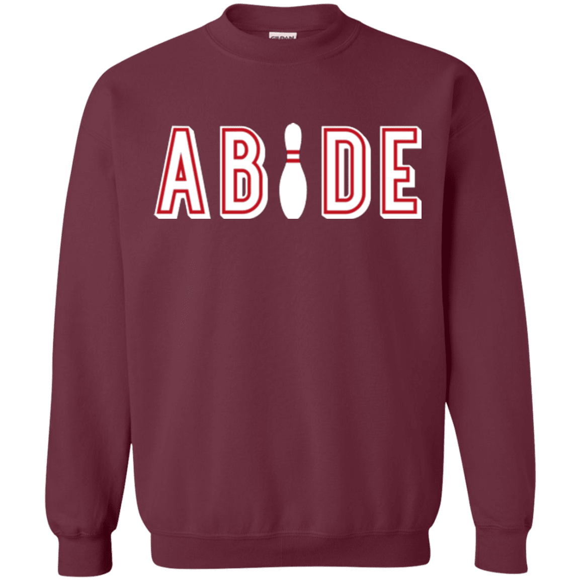 Abide The Dude Big Lebowski Crewneck Sweatshirt