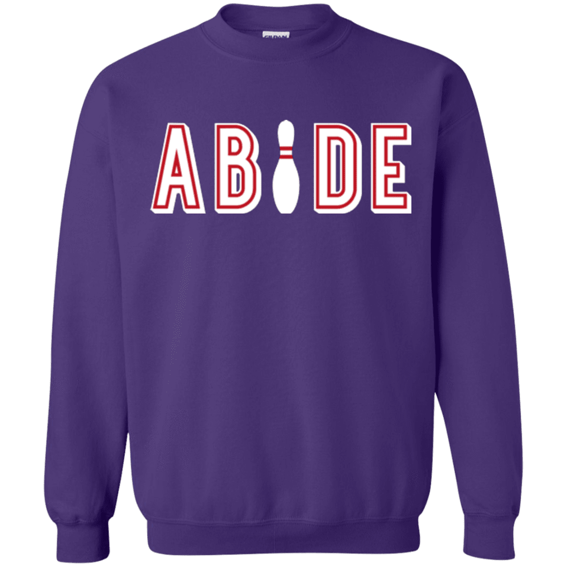 Abide The Dude Big Lebowski Crewneck Sweatshirt
