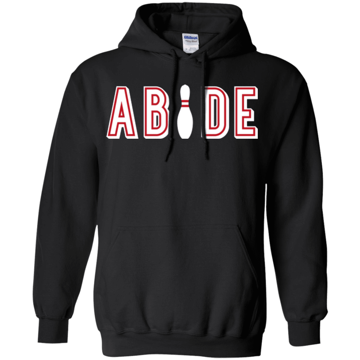 Sweatshirts Black / Small Abide The Dude Big Lebowski Pullover Hoodie