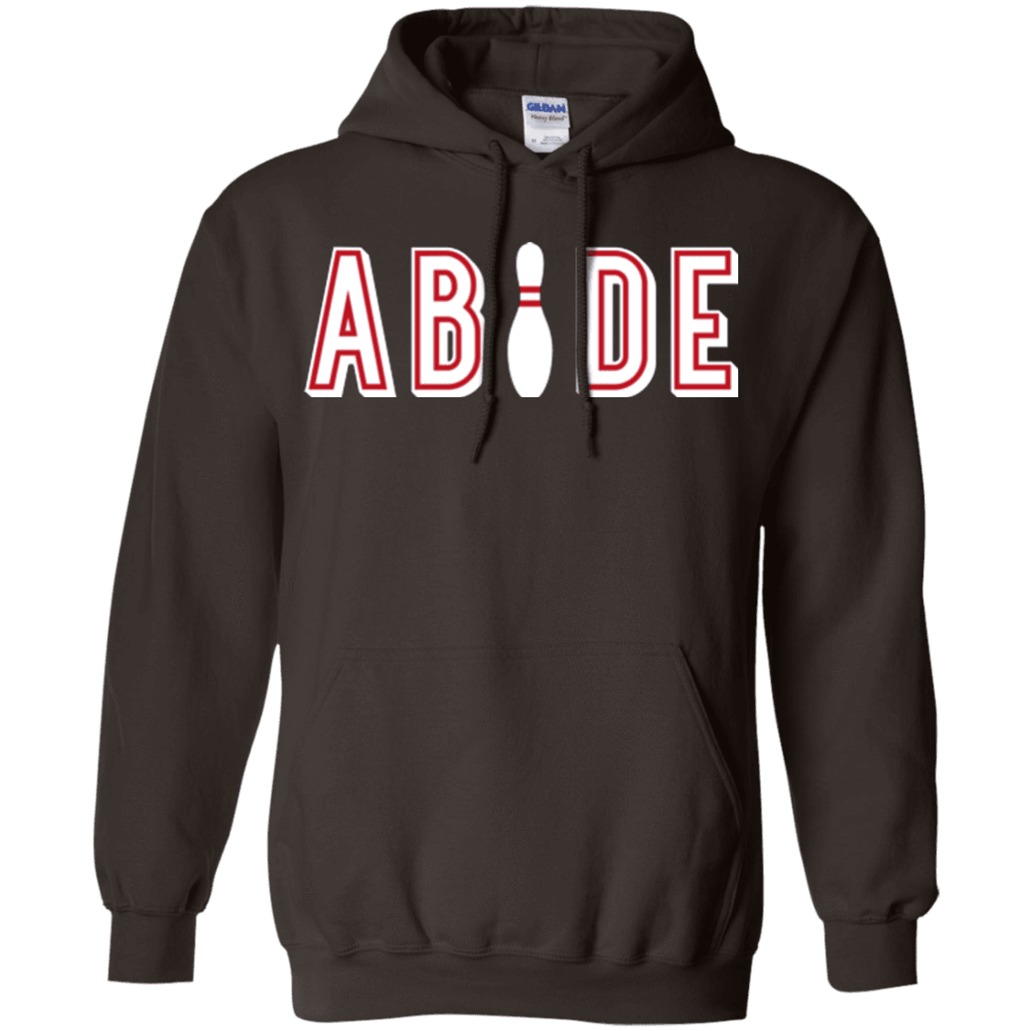 Sweatshirts Dark Chocolate / Small Abide The Dude Big Lebowski Pullover Hoodie