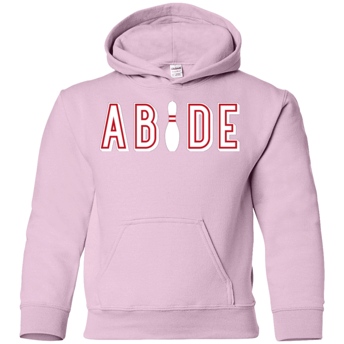 Sweatshirts Light Pink / YS Abide The Dude Big Lebowski Youth Hoodie