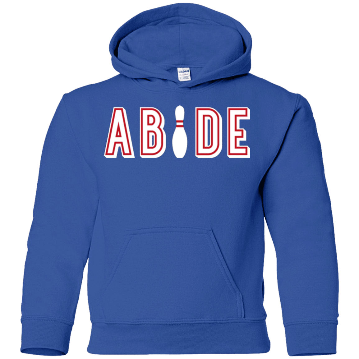 Sweatshirts Royal / YS Abide The Dude Big Lebowski Youth Hoodie