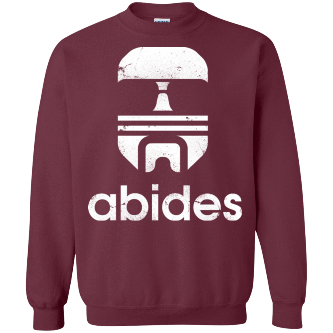 Sweatshirts Maroon / Small Abides Crewneck Sweatshirt