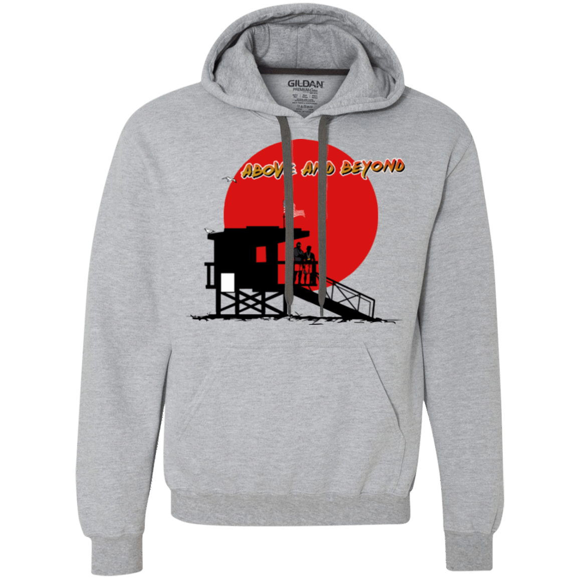 Sweatshirts Sport Grey / Small Above And Beyond Premium Fleece Hoodie