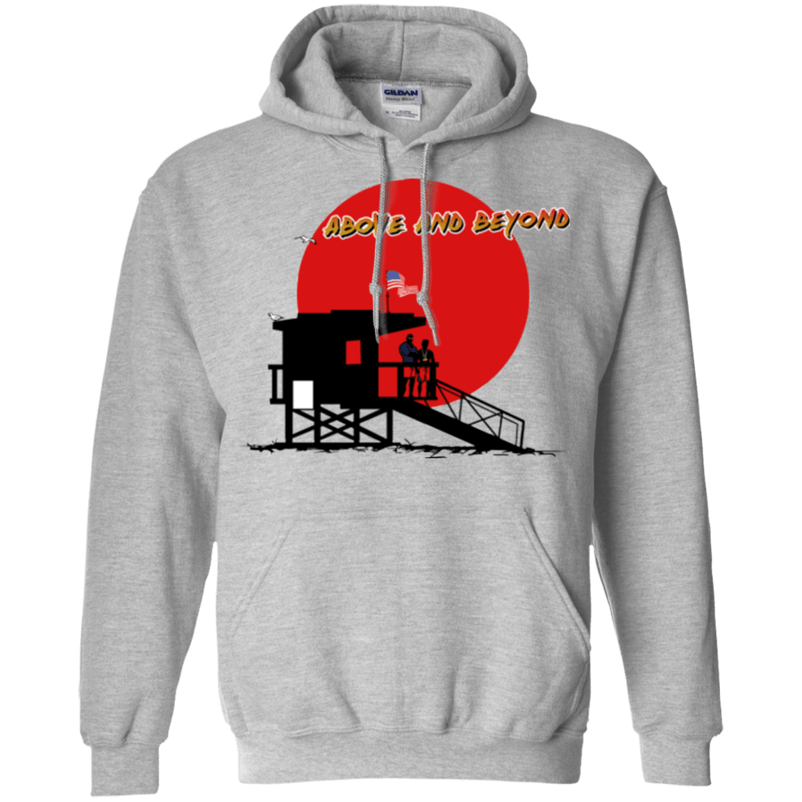 Sweatshirts Sport Grey / Small Above And Beyond Pullover Hoodie