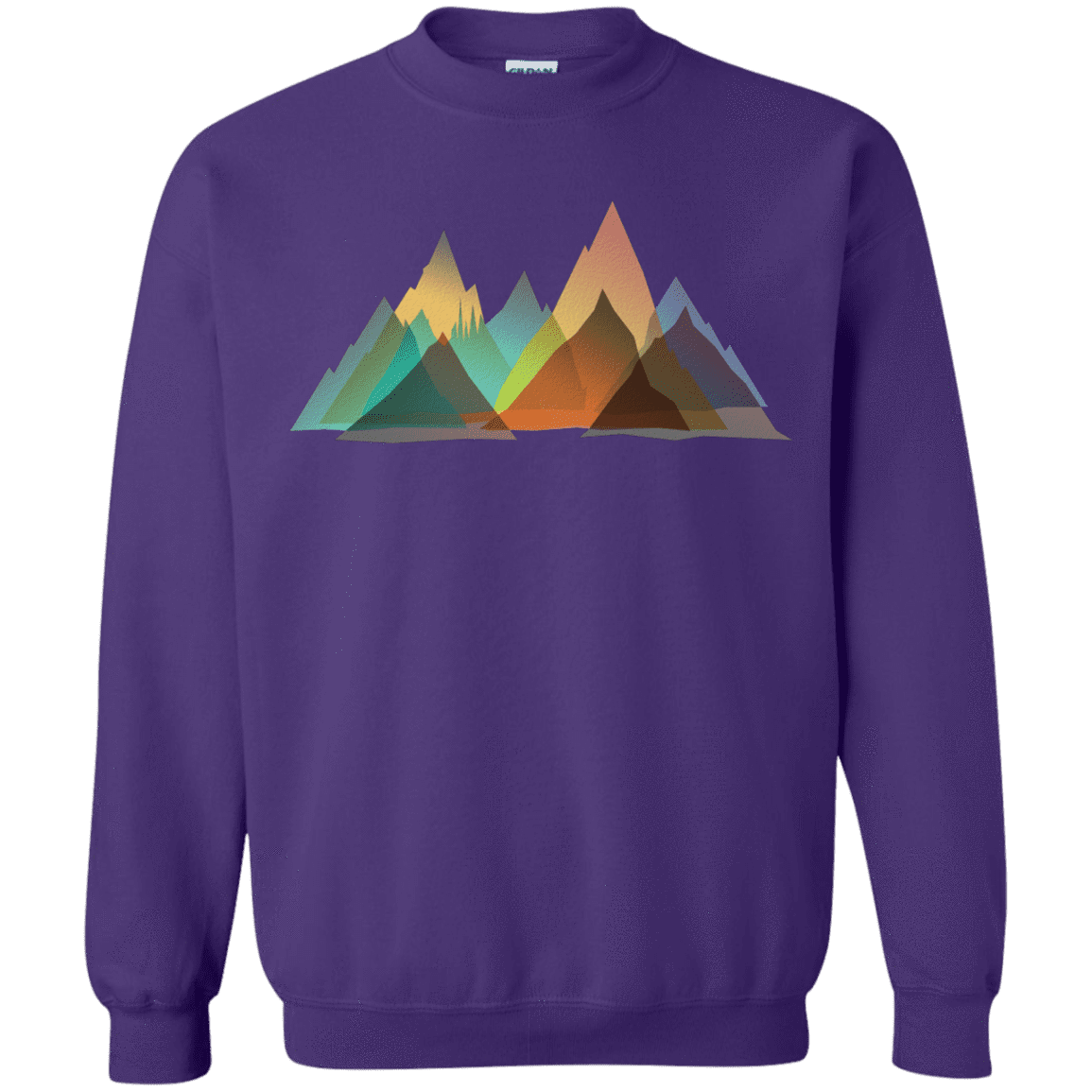 Sweatshirts Purple / S Abstract Range Crewneck Sweatshirt