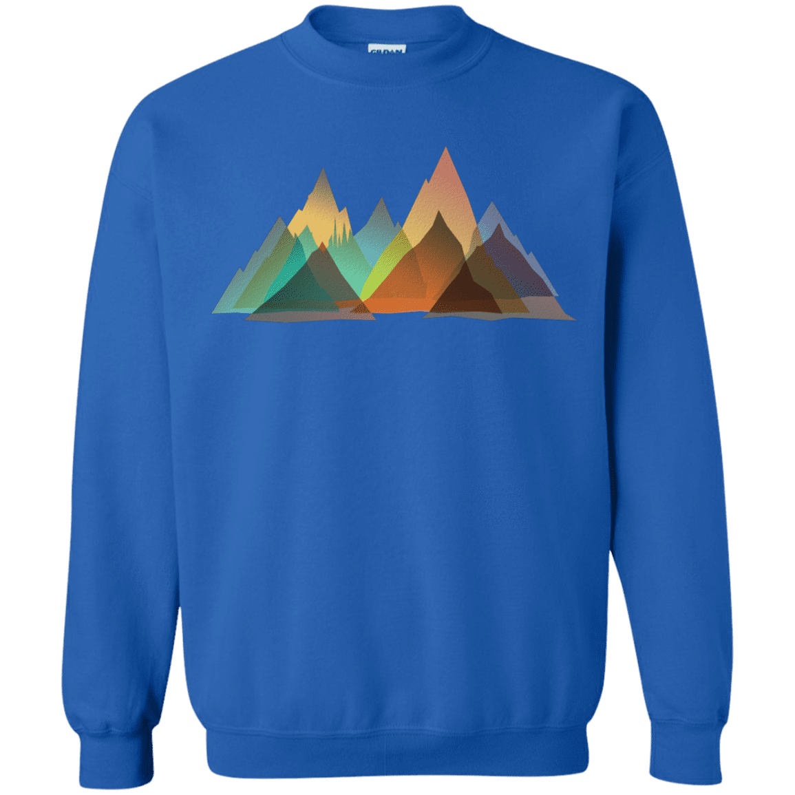 Sweatshirts Royal / S Abstract Range Crewneck Sweatshirt