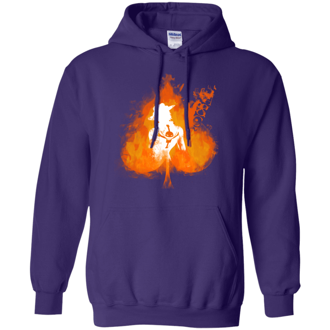 Sweatshirts Purple / Small Ace one piece Pullover Hoodie