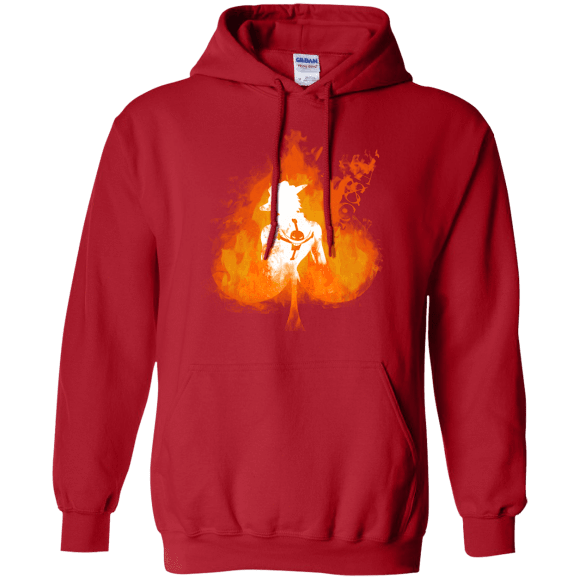 Sweatshirts Red / Small Ace one piece Pullover Hoodie