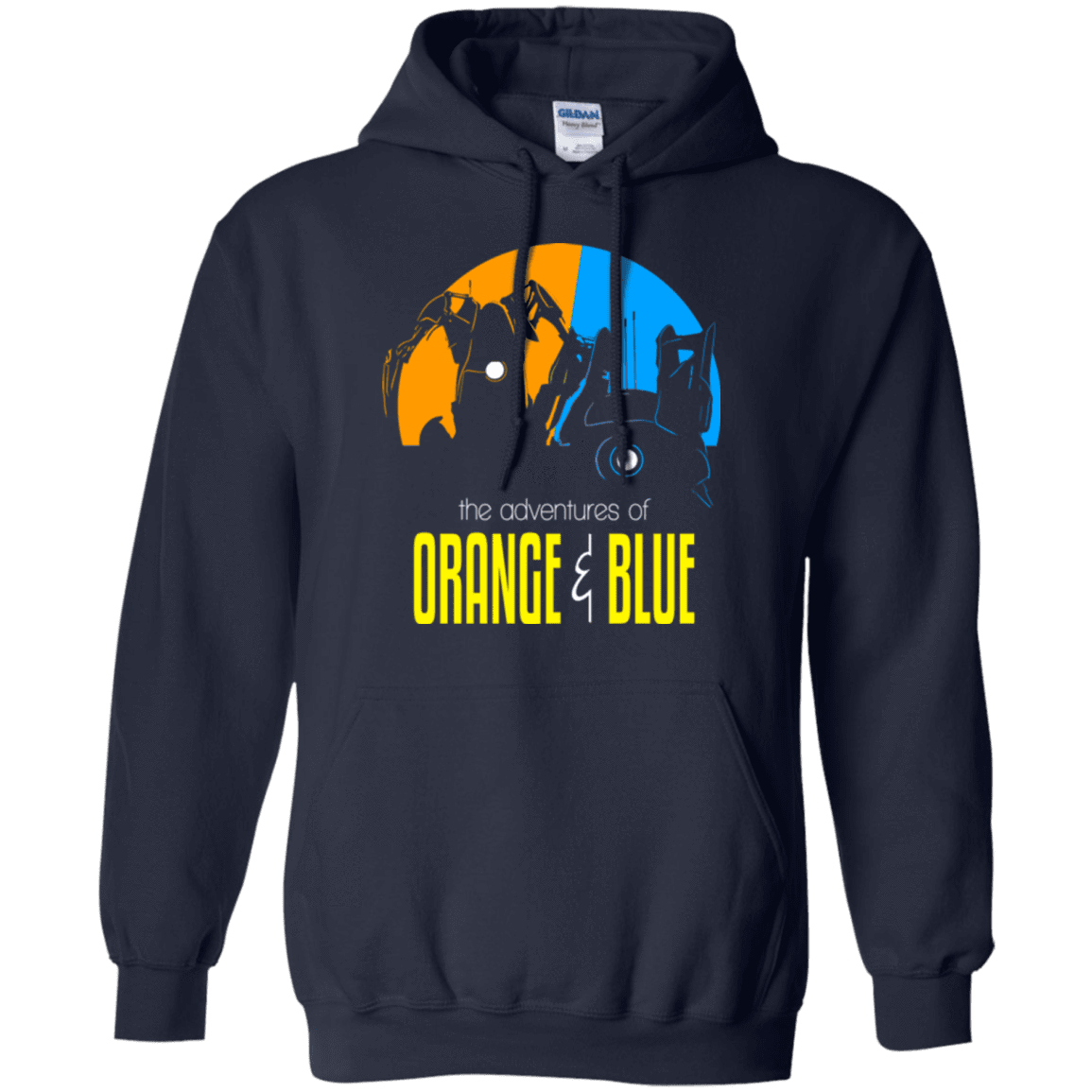 Sweatshirts Navy / S Adventure Orange and Blue Pullover Hoodie